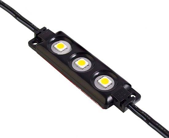 Diody LED moduł 0,72W 12V 3-LED biała ciepła 5050