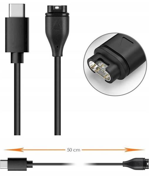 Kabel USB ładowarki Garmin 0,5m "C"