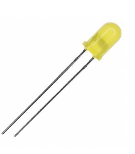 Dioda LED 5mm Żółta matowa