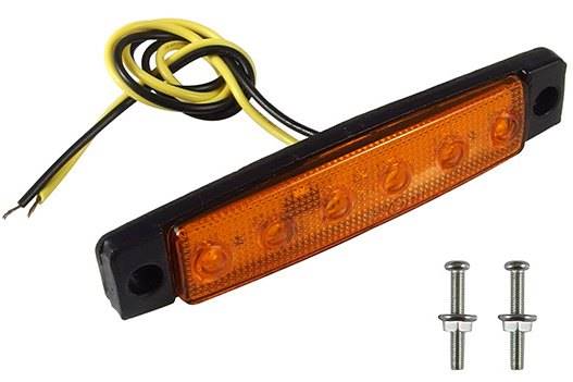Diody LED Oświetlenie Obrysowe pomarańczowe