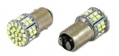 Żarówka LED 12V BA15S 50x5020 duża met.biała 2p