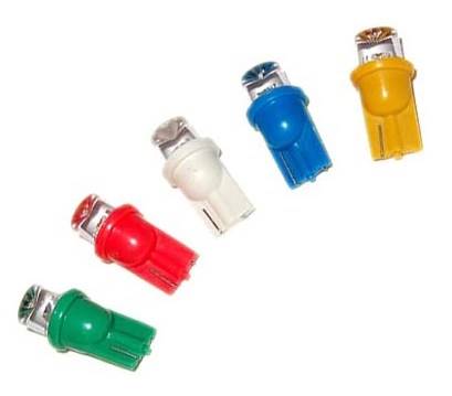 Żarówka LED 12V T-10 zielona