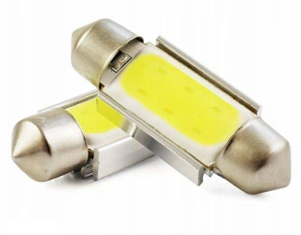 Żarówka LED 12V paluszek 36mm 1,5W COB