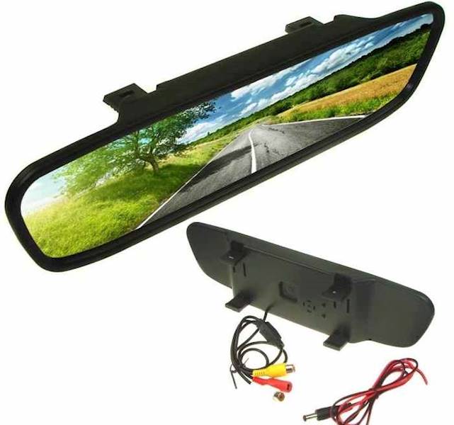 Monitor LCD  5" w lusterku