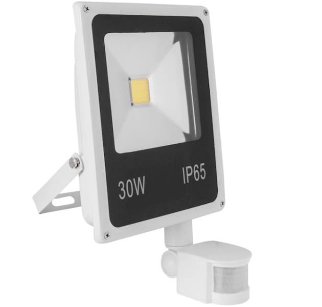 Lampa LED  30W Naświetlacz z czuj ruchu neutral Ec