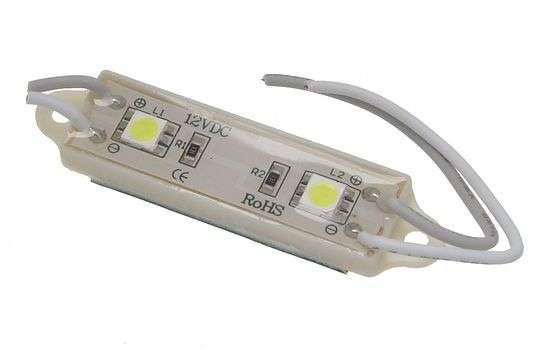 Diody LED moduł 0,24W 12V 2-LED biała ciepła 3528