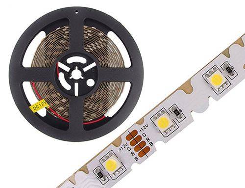 Diody LED taśma Biała Zimna IP68 1m/ 60led 5050 gu