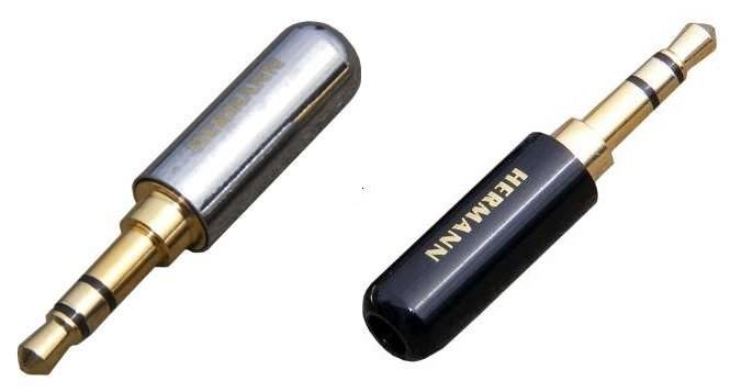 Wtyk Jack 3,5mm stereo metal złoty iPhone cienki