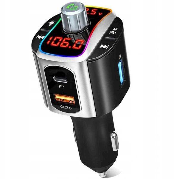 Transmiter FM Bluetooth USB SDmicro+ład eXtreme