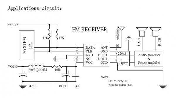 Moduł Arduino radia FM RDA5807M radio