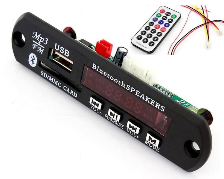Moduł odtwarzacza MP3, bluetooth, radio