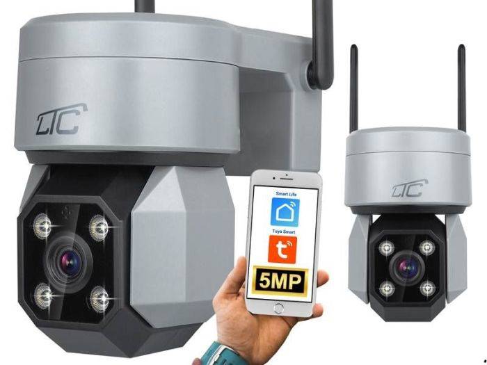 Kamera IP obrotowa WiFi zewnętrzna z nagryw 5Mpix