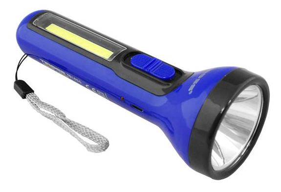 Latarka  LED z Aku. TS-1855 3W+ COB ład usb