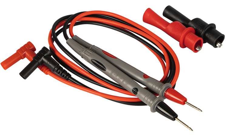 Kabel Miernika  dużego 10A  2szt/kpl + krokodylki