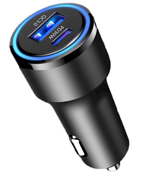Ładowarka  USB sam. 48W + C QC PD eXtremestyle