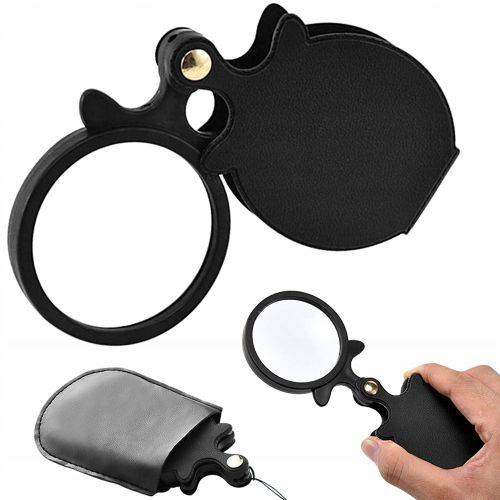 Lupa ręczna 55mm 3x w etui