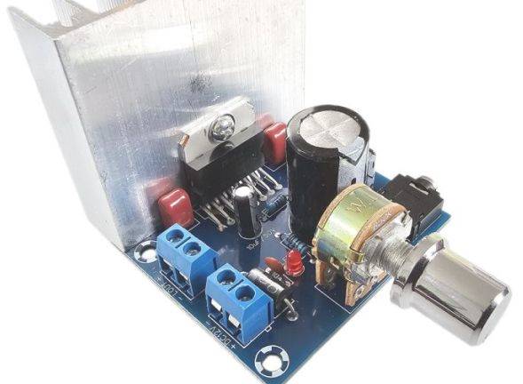Wzmacniacz audio moduł 2x35W TDA7377 z radiatorem