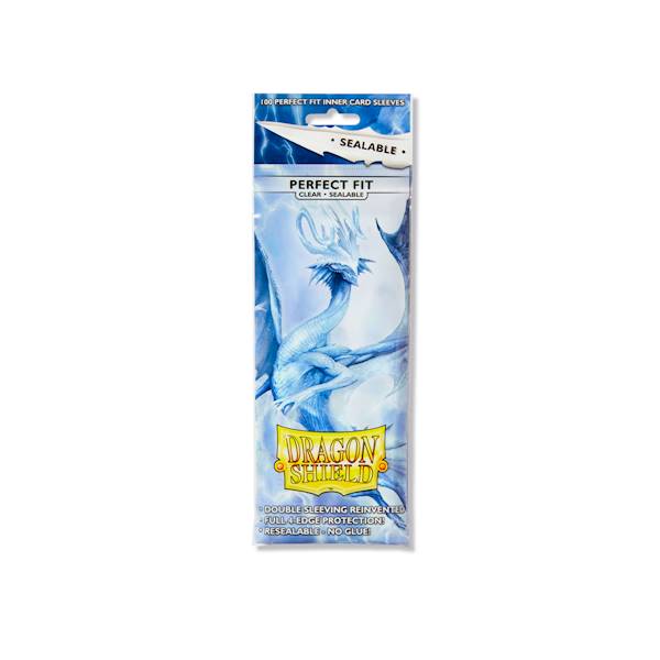 Dragon Shield Standard Perfect Fit Sealable Sleeves - Clear 100 szt.