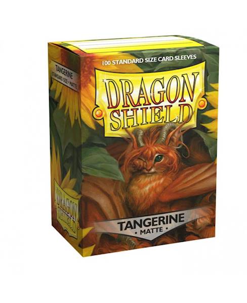 Dragon Shield Matte Sleeves - Tangerine 100