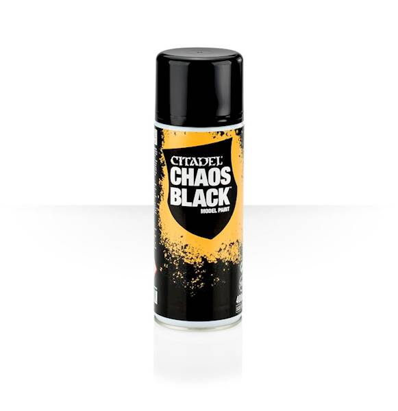 Citadel Paints - Spray: Chaos Black
