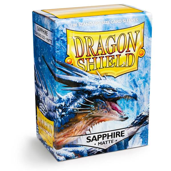 Dragon Shield Matte Sleeves - Sapphire 100