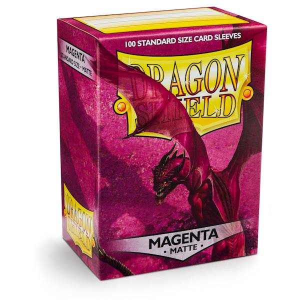 Dragon Shield Matte Sleeves - Magenta 100