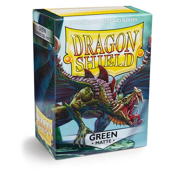 Dragon Shield Matte Sleeves - Green 100