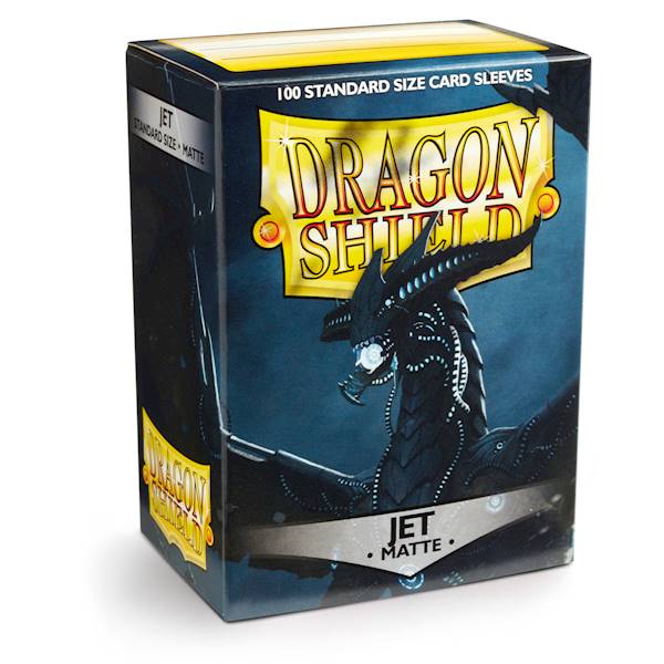 Dragon Shield Matte Sleeves - Jet 100
