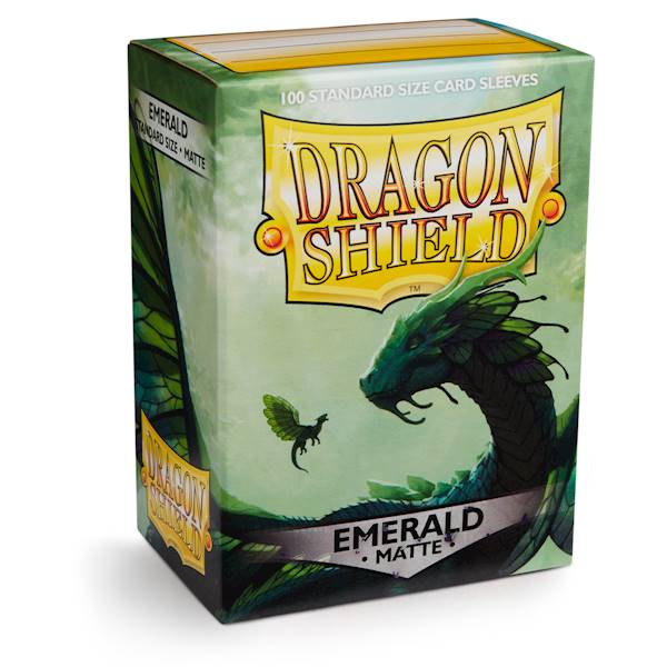 Dragon Shield Matte Sleeves - Emerald 100