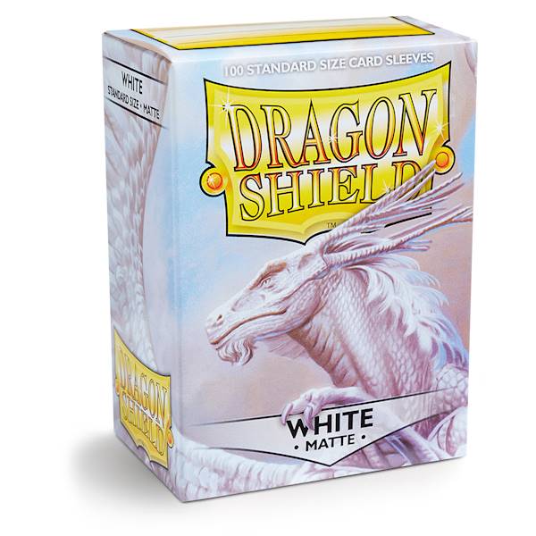 Dragon Shield Matte Sleeves - White 100