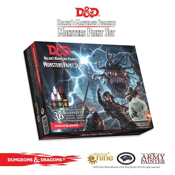 D&D Nolzurs Marvelous Pigments: Monsters Paint Set