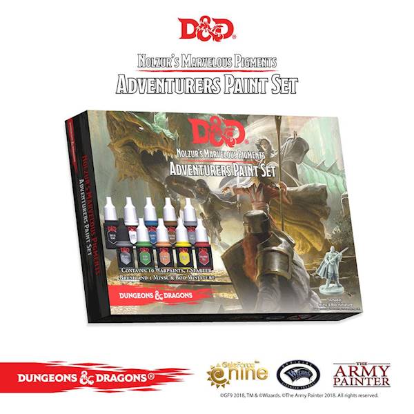 D&D Nolzur's Marv. Pigments: Adventurers Paint Set