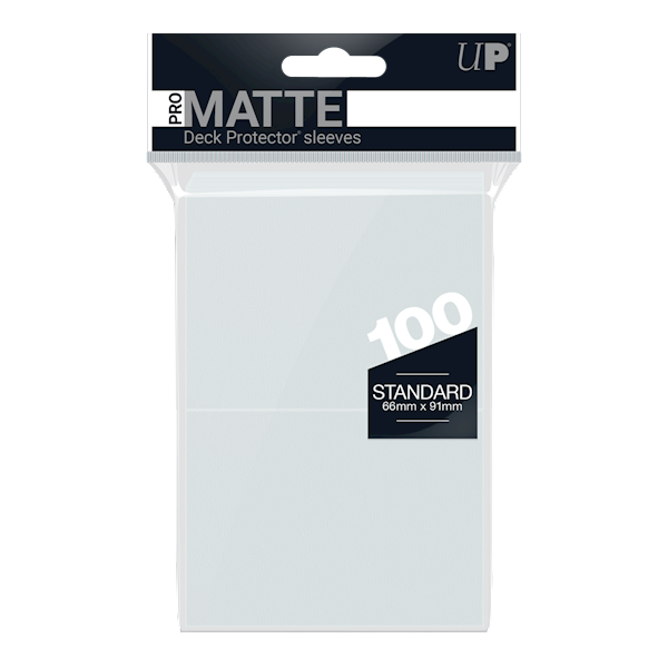 UP PRO-Matte Deck Protector Sleeves Clear - 100