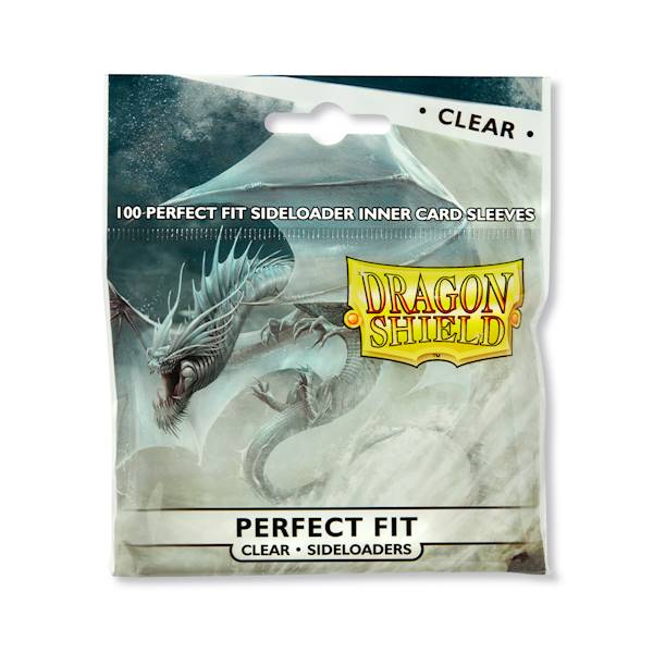 Dragon Shield Standard Perfect Fit Sideloading Sleeves - Clear 100 szt.