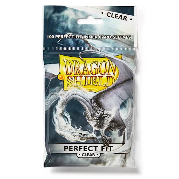 Dragon Shield Standard Perfect Fit Sleeves - Clear 100 szt.
