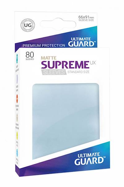 UG Supreme UX Sleeves Standard Matte Transp. 80