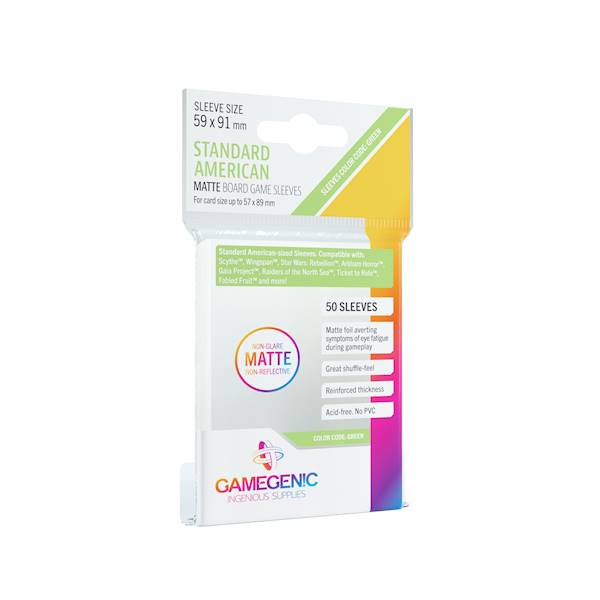 Gamegenic: Matte Standard American Sleeves