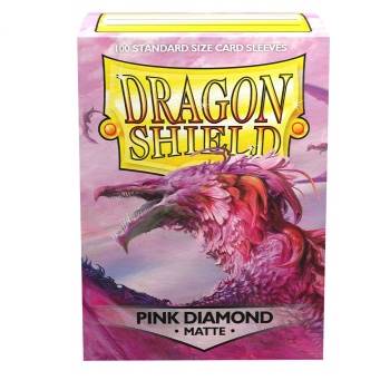 Dragon Shield Matte Sleeves - Pink Diamond 100