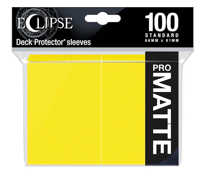 Ultra PRO - Eclipse Matte Sleeves - Lemon Yellow