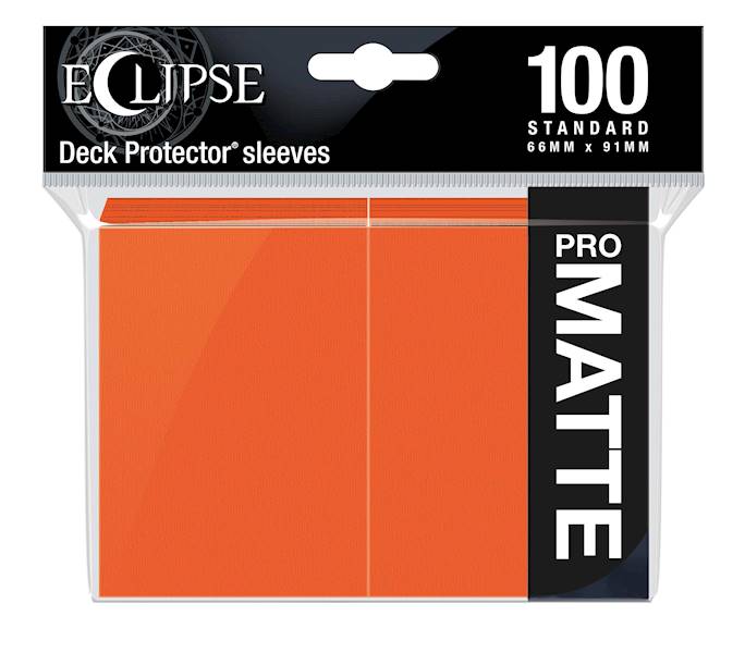 Ultra PRO - Eclipse Matte Sleeves - Pumpkin Orange