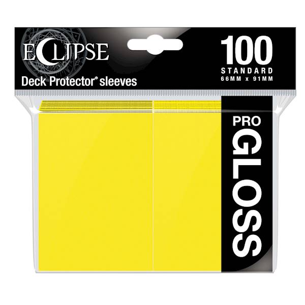 Ultra PRO - Eclipse Gloss Sleeves - Lemon Yellow