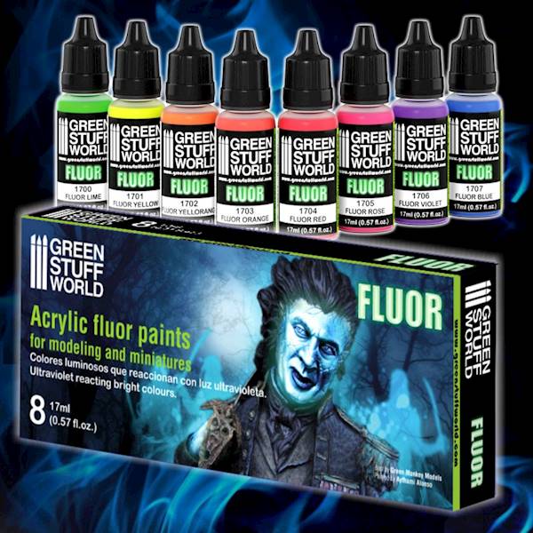 GSW - Set x8 Fluor Paints