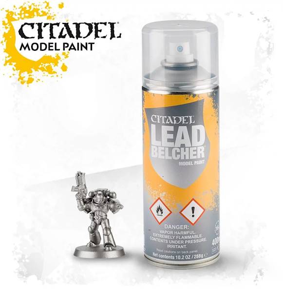 Citadel Paints - Spray: Leadbelcher