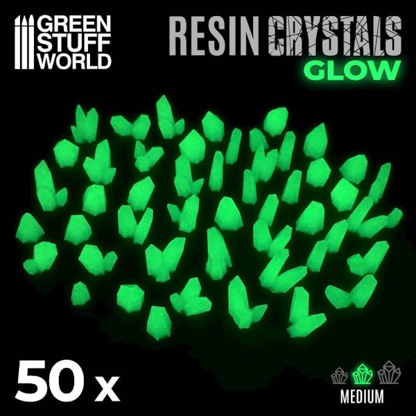 GSW - Glow Resin Crystals - Medium Green