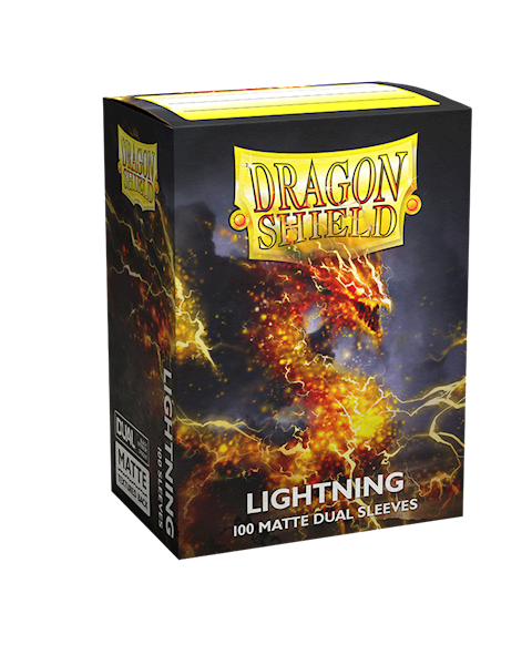 Dragon Shield Dual Matte Sleeves - Lightning 100