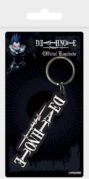 Death Note Rubber Keychain - Logo