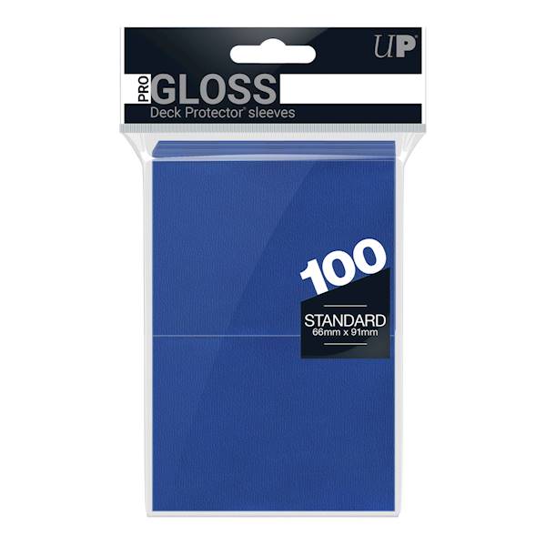 UP PRO-Gloss Deck Protector Sleeves Blue - 100