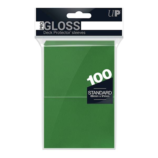 UP PRO-Gloss Deck Protector Sleeves Green - 100