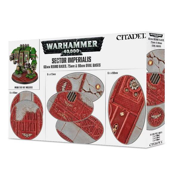 Sector Imperialis: 60/75/90mm Oval Bases