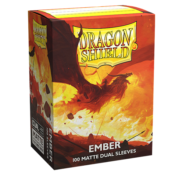 Dragon Shield Dual Matte Sleeves - Ember 100